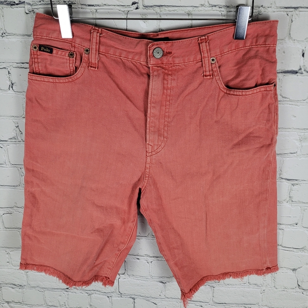 POLO RALPH LAUREN | The Sullivan Slim cut-off jean shorts